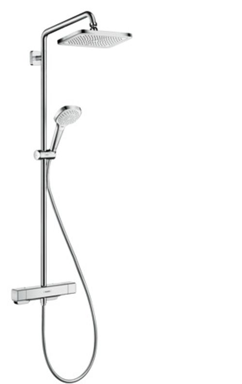 Hansgrohe-HG-Showerpipe-Croma-E-280-1jet-EcoSmart-9-l-min-chrom-mit-Brausethermostat-27660000 gallery number 1